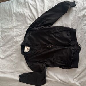 Pull&Bear Black Zip-Up Jacket